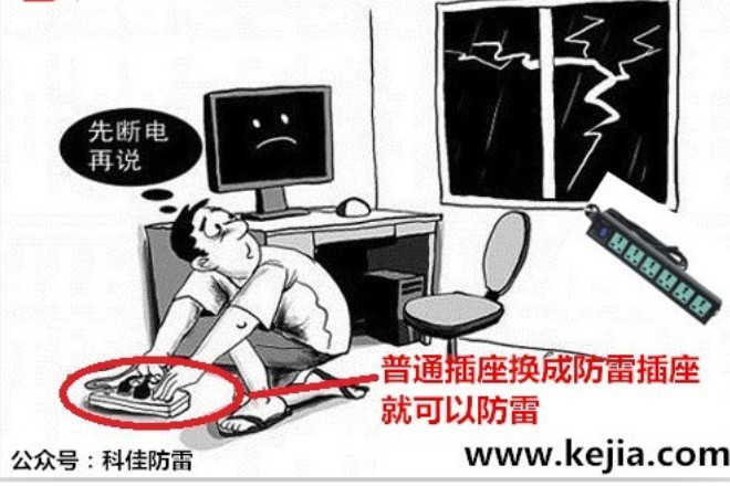 防雷問答：打雷時網(wǎng)線也得拔