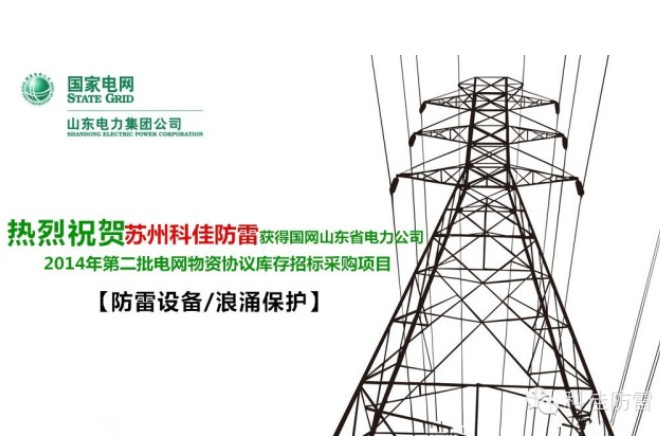 【科佳電氣】獲得國網(wǎng)山東省電力公司2014年第二批電網(wǎng)物資協(xié)議庫存招標(biāo)采購項目